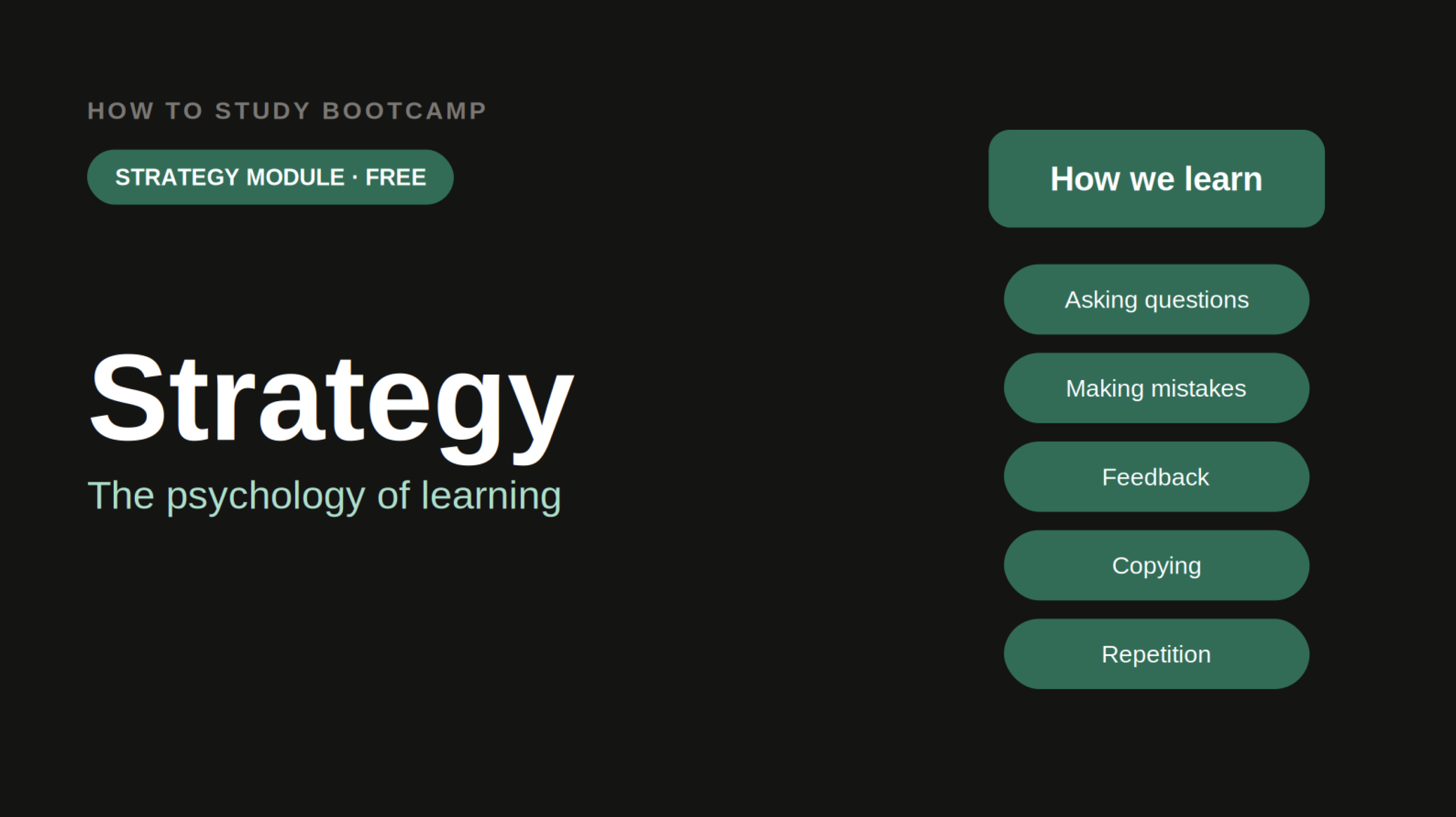 The Strategy Module (free)